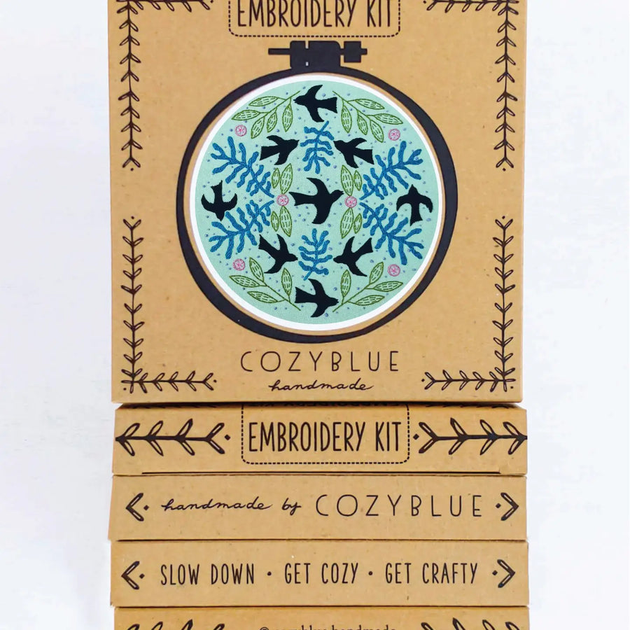 cozyblue embroidery kits