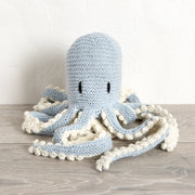 Robyn Octopus Knitting Kit in Baby Blue