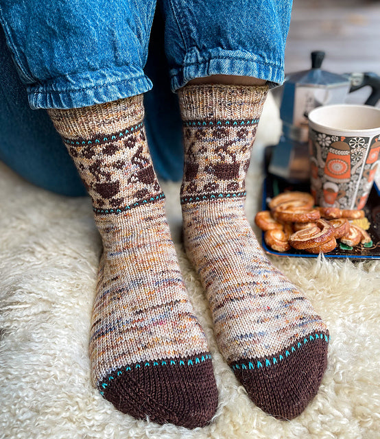 Charming Colorwork Socks: 25 Delightful Knitting Patterns for Colorful,  Comfy Footwear