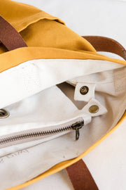 Canvas crossbody project tote
