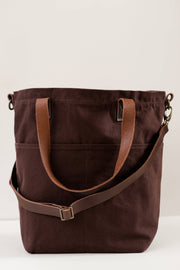 Canvas crossbody project tote