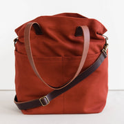 Canvas crossbody project tote