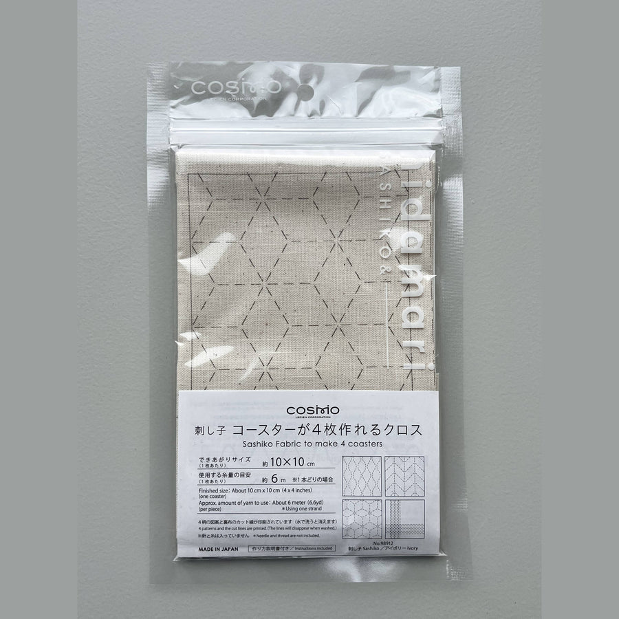 COSMO Sashiko Preprinted Coaster Fabric