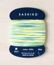 Sashiko Thread Card Multi (Daruma)