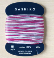 Sashiko Thread Card Multi (Daruma)