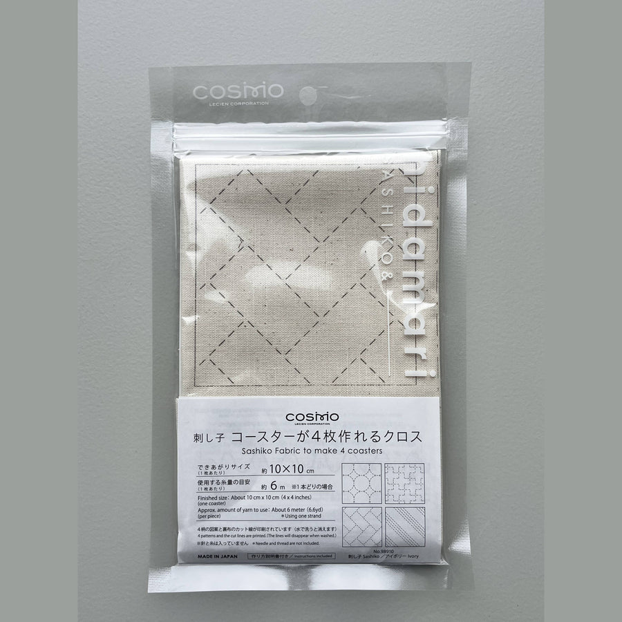COSMO Sashiko Preprinted Coaster Fabric