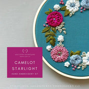 Hand Embroidery Kit - Camelot in Starlight