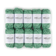 HELLO 100% Cotton 25g Amigurumi Yarn Pack of 10 balls
