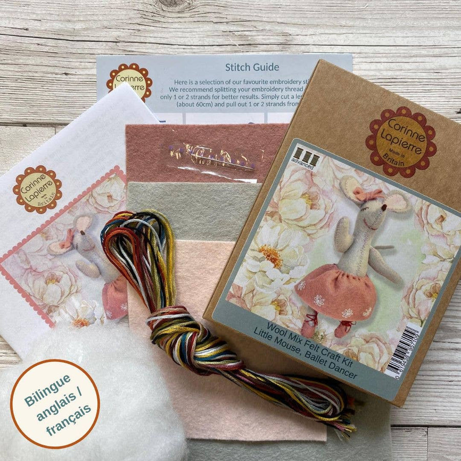 Little Mouse The Ballet Dancer Felt Kit