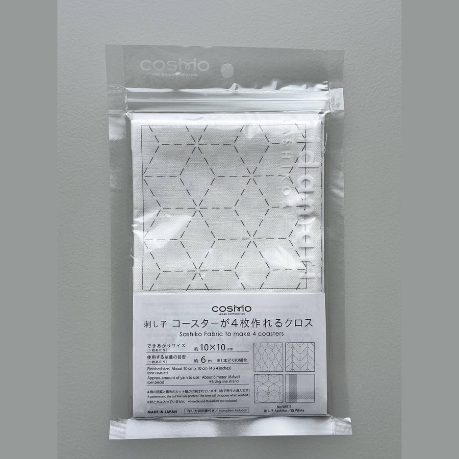 COSMO Sashiko Preprinted Coaster Fabric