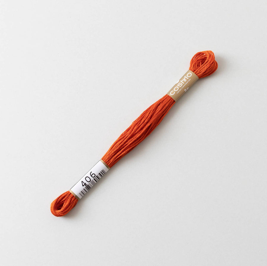 COSMO No.25 Embroidery Floss (6 skeins) #400-419
