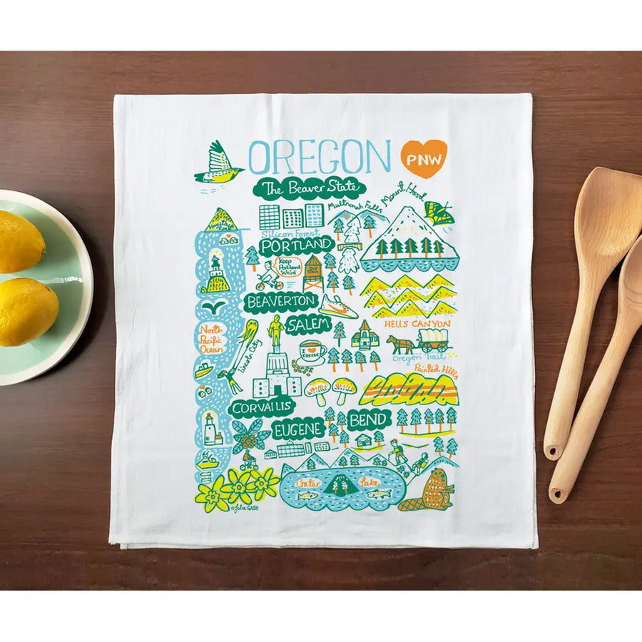 Oregon Tea Towel