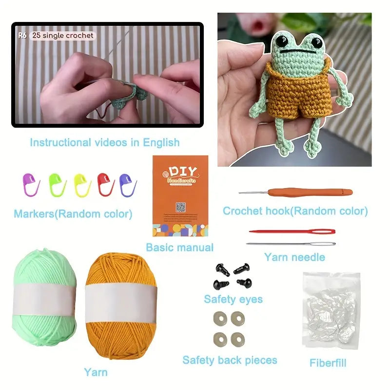 Frog Crochet Kit