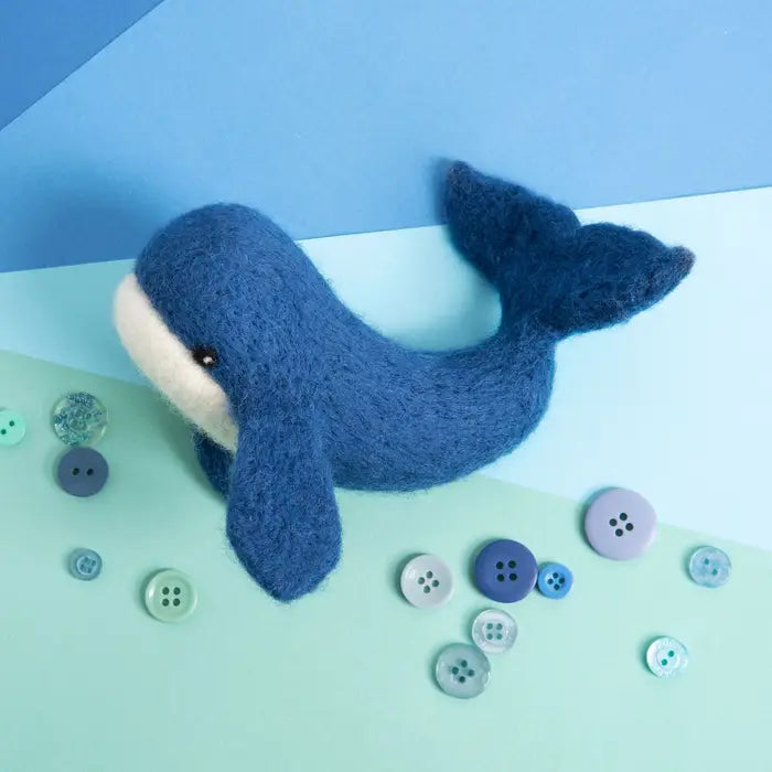 Hawthorn Whale Felting Kit LG