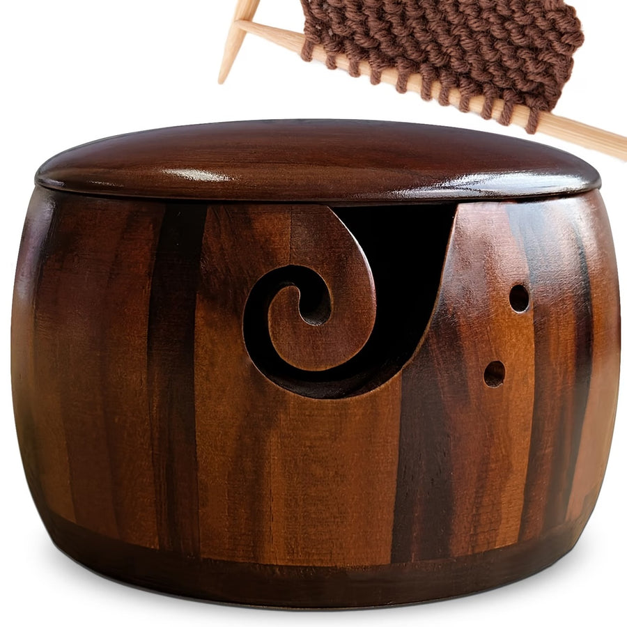 Wood Yarn Bowl