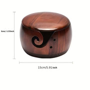 Wood Yarn Bowl