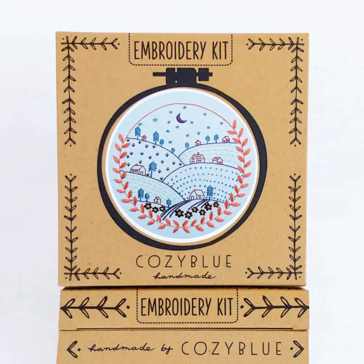 cozyblue embroidery kits