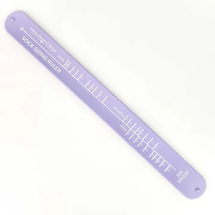 Sock Sizing Ruler