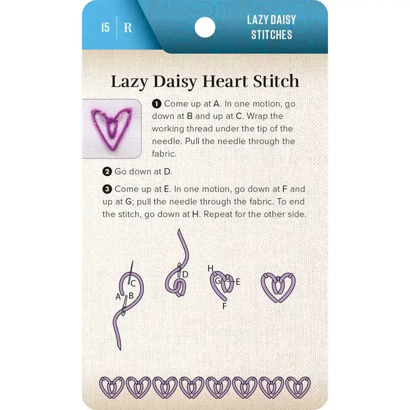 Embroidery Stitch Cards