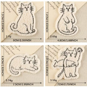 Curly Cat Patch (2 pk)