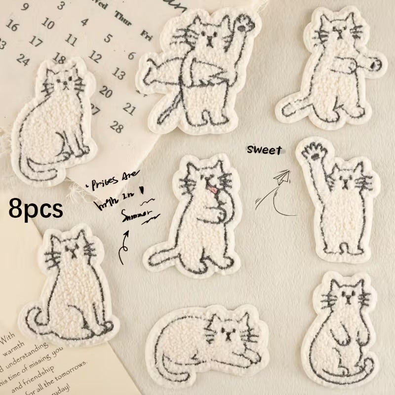 Curly Cat Patch (2 pk)