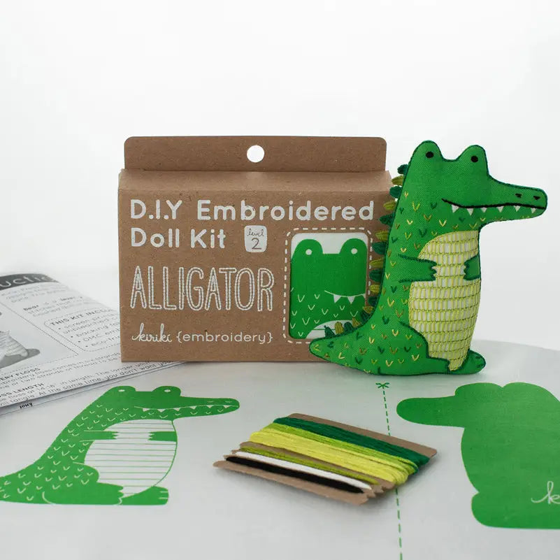 Kiriki Press Embroidered Doll Kits