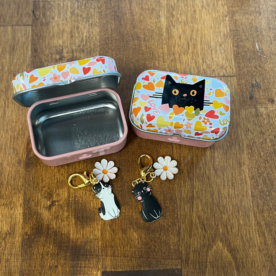 Cat Tin & Marker Set