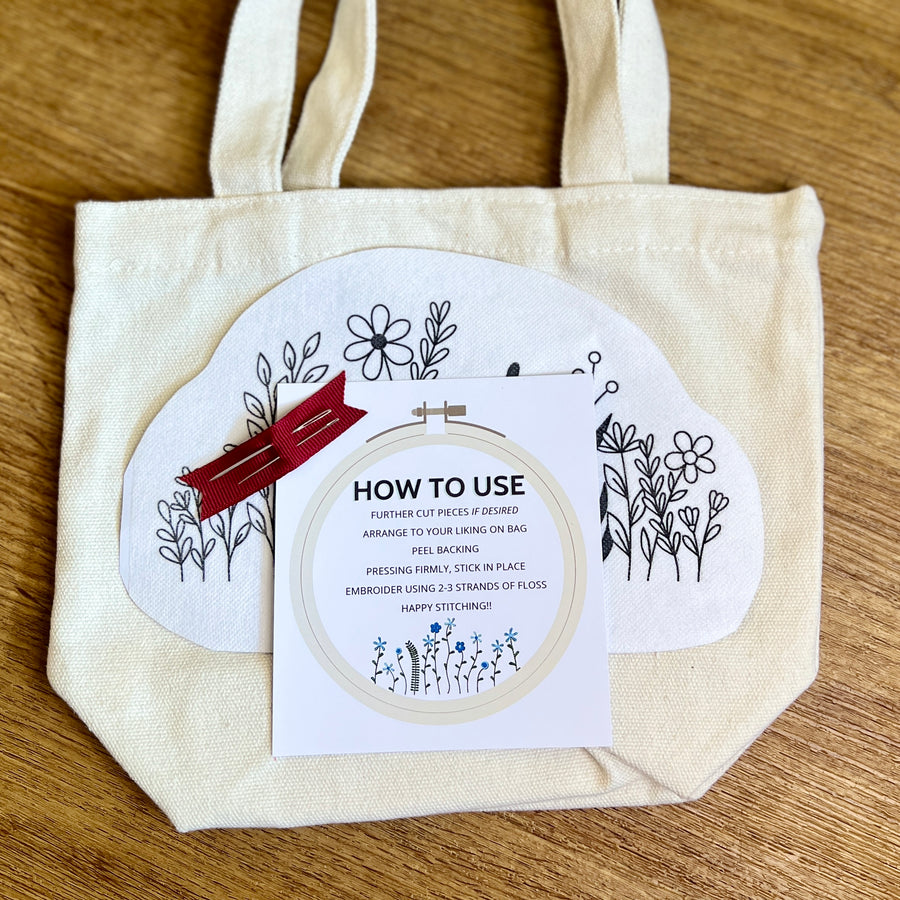 Embroidery Tote Kit