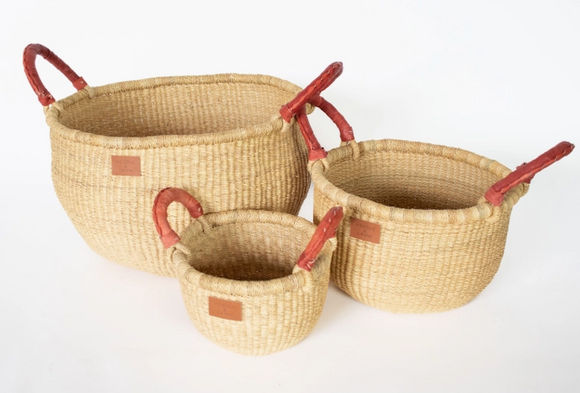 Kandiga Baskets - Round with Handles