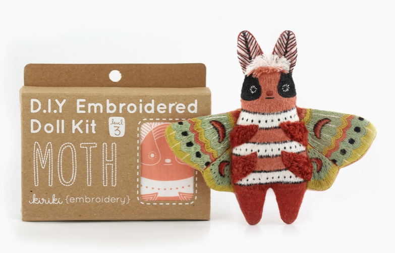 Kiriki Press Embroidered Doll Kits