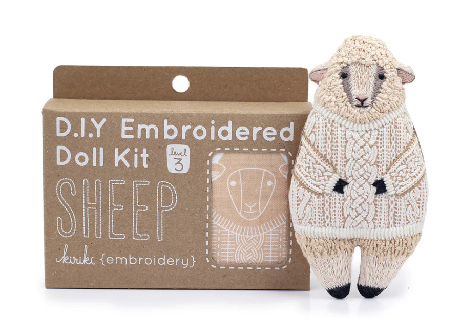 Kiriki Press Embroidered Doll Kits