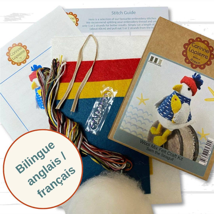 Sam the Seagull Felt Kit