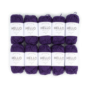 HELLO 100% Cotton 25g Amigurumi Yarn Pack of 10 balls