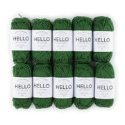 HELLO 100% Cotton 25g Amigurumi Yarn Pack of 10 balls