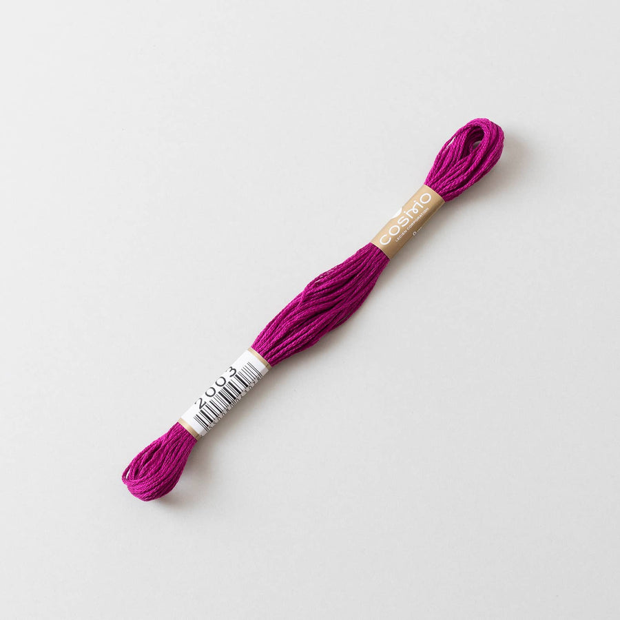 COSMO No.25 Embroidery Floss (6 skeins) #1000-2009