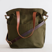 Canvas crossbody project tote