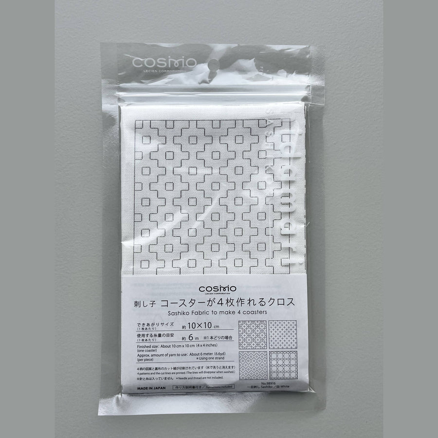 COSMO Sashiko Preprinted Coaster Fabric