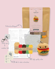Hamburger Crochet Kit