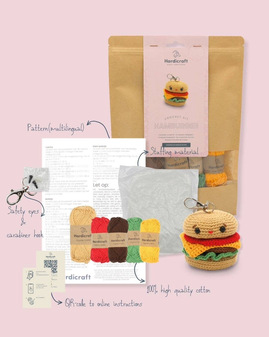 Hamburger Crochet Kit