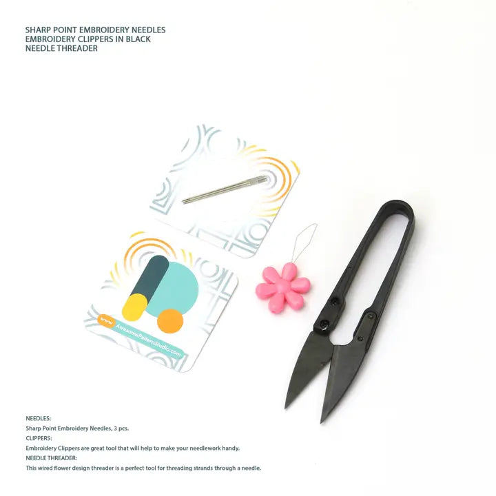 Mandala Jellyfish Embroidery Kit