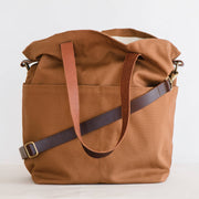 Canvas crossbody project tote