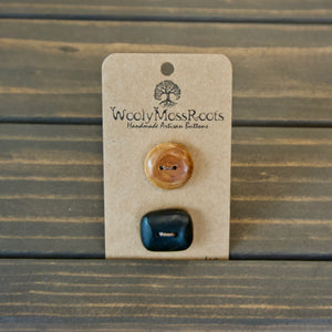 Handmade Wooden Button Packs