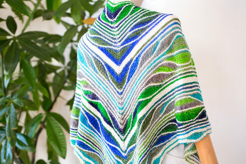 butterfly papillon shawl