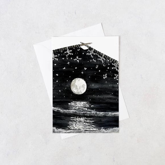 Knitted Scenery Watercolor Cards