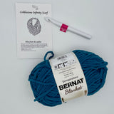 Cobblestone Infinity Scarf Crochet Kit