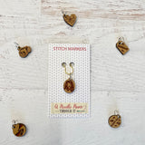 Themed Wooden Stitch Markers